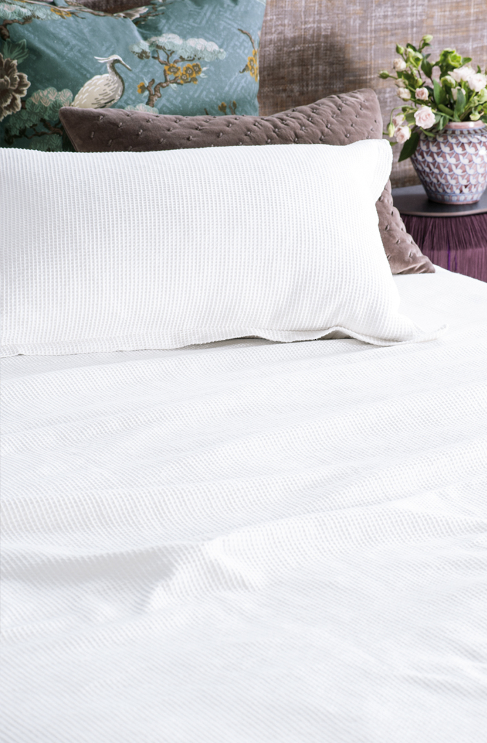 Bianca Lorenne - Sottobosco  Bedspread  Pillowcase and Eurocase Sold Separately - White image 1